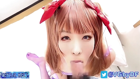 Horny shemale with a sexy red head enjoys a hot threesome