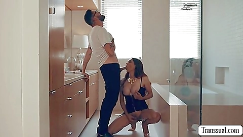 Big boobed brunette stepmom with big ass fucked in the ass