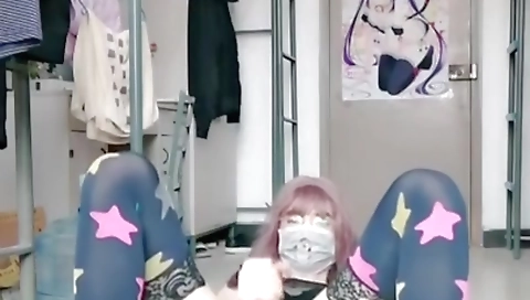 Chinese busty teen amateur girl has solo fucking with guy