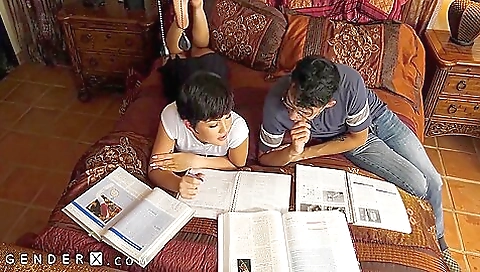 Asian babe with big booty is ready to suck and fuck a big dick