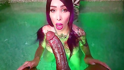 Big ass brunette gets her ass fucked by a black guy